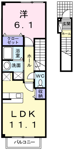 明石市二見町西二見(JR山陽本線土山駅)のアパート間取 明石市二見町西二見(JR山陽本線土山駅)のアパート間取